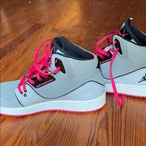 Size 6 Pink/Grey Jordan’s